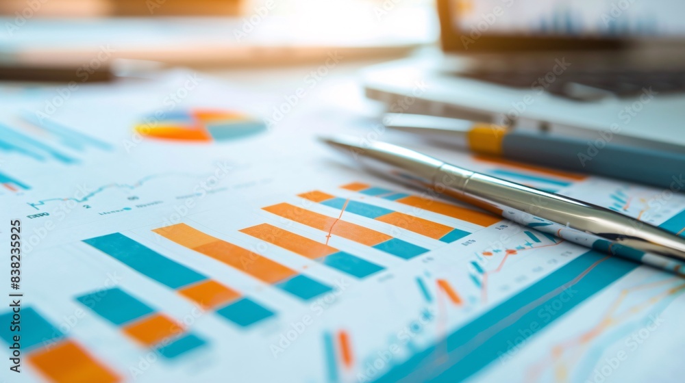 An image of a detailed stock market analysis report with charts and performance metrics An image of a detailed stock market analysis report with charts and performance metrics