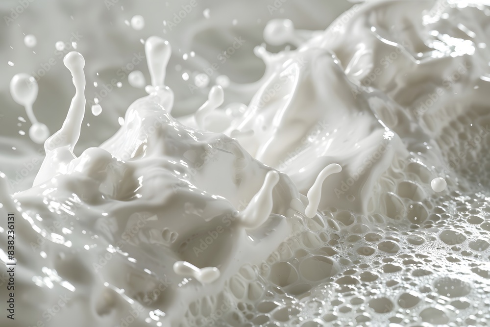 Close-up of foam with bubbles background. Soap, shampoo, powder, gel for shave, foam mousse with bubbles template. Pattern for hygiene, clean wash. Close-up of foam with bubbles background. Soap, shampoo, powder, gel for shave, foam mousse with bubbles template. Pattern for hygiene, clean wash.