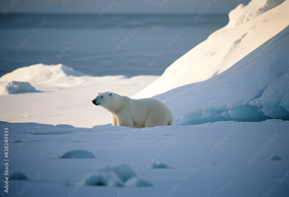 Polar bear ice north pole Polar bear ice north pole