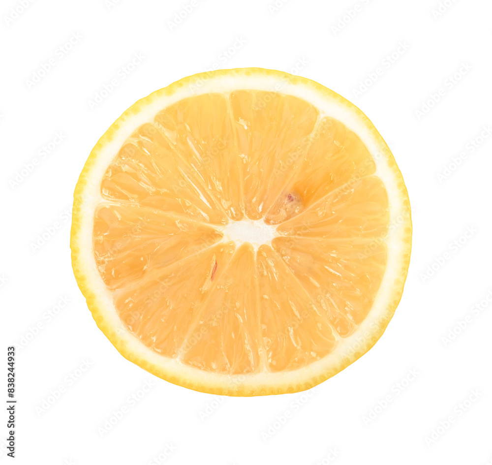 Half of Lemon on transparent png Half of Lemon on transparent png