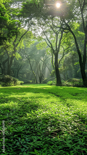 Enchanting Green Landscapes A Lush Haven of Vitality and Well-Being