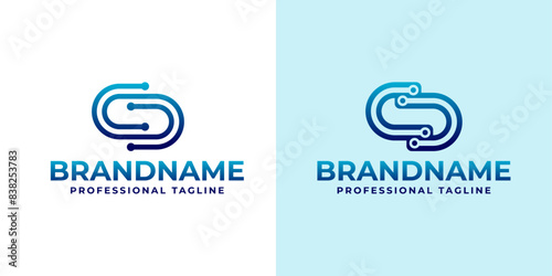 Letters CD Technology Logo, Great for Tech Hardware and Electronics Brands