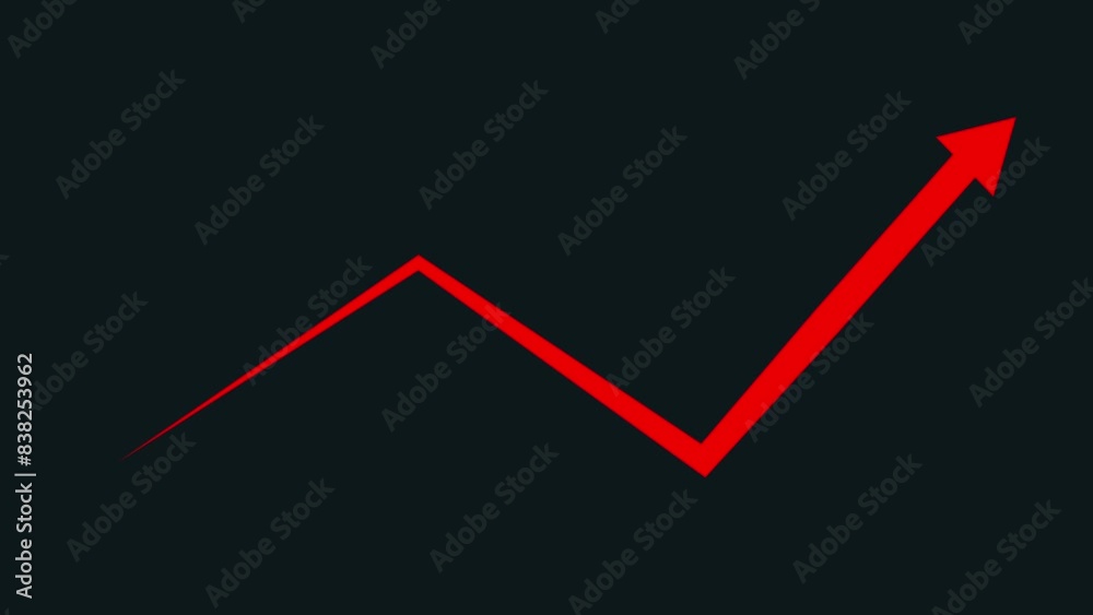 Business growth arrow and graph chart, Business line arrow, improvement, business strategy, arrow rising up Business growth arrow and graph chart, Business line arrow, improvement, business strategy, arrow rising up