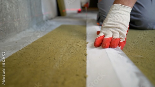 Tableau sur toile Stone wool for the floor
