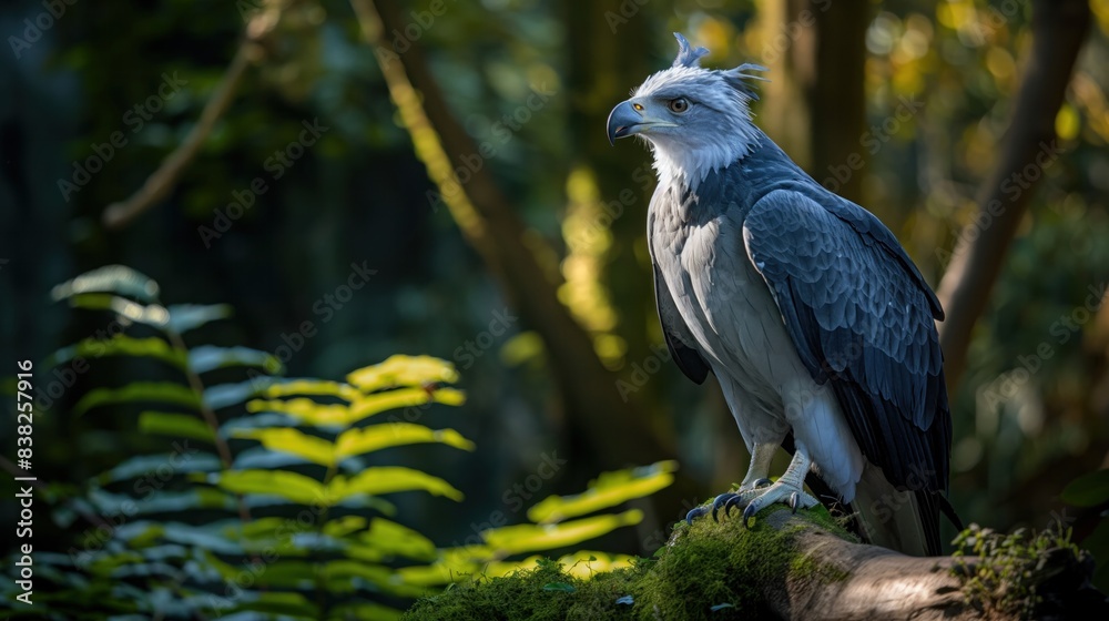 Obraz premium harpy eagle in its natural habitat - rainforest animal