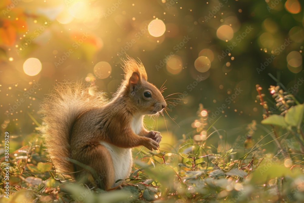 Obraz premium Squirrel in nature