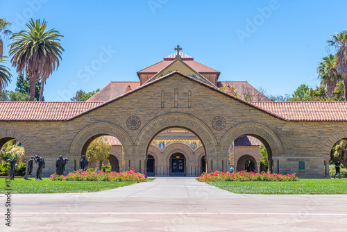Main Entrance Archway of Stanford University Quad