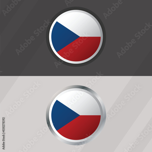 Vector Czech Republic Round Flag Template Free Download Vector Czech Republic Round Flag Template - GFXLoad