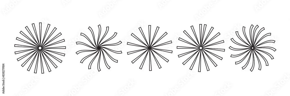 Sunburst element radial stripes or sunburst backgrounds Sunburst element radial stripes or sunburst backgrounds