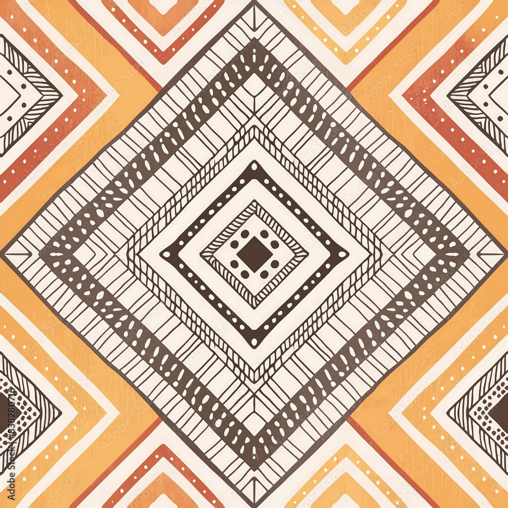 seamless pattern with tribe pattern seamless pattern with tribe pattern