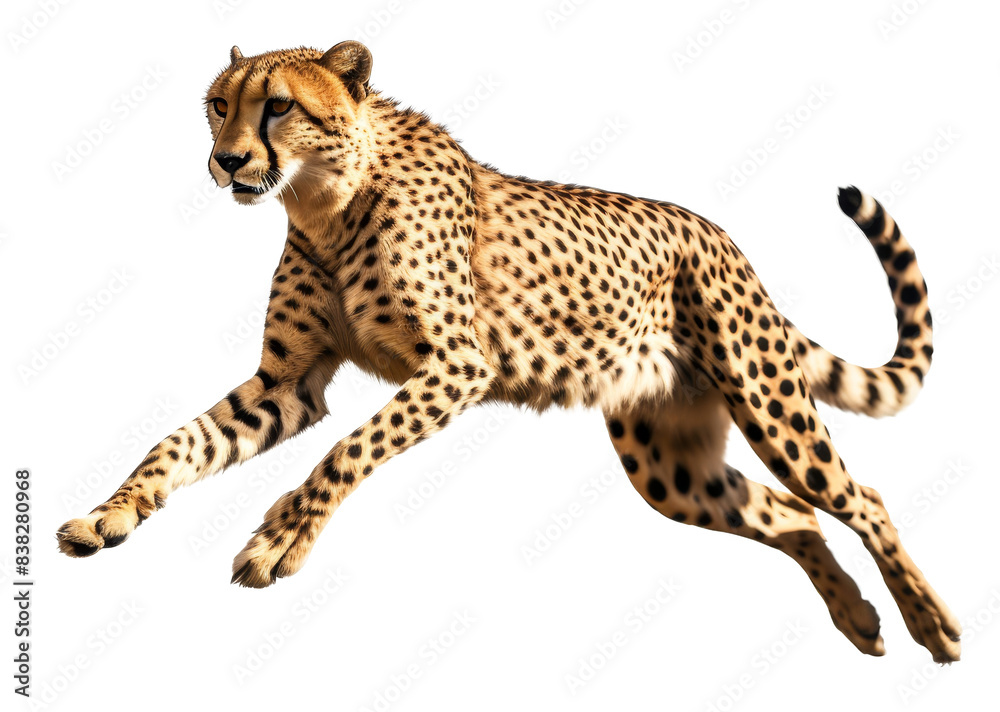 cheetah isolated on a transparent background cheetah isolated on a transparent background