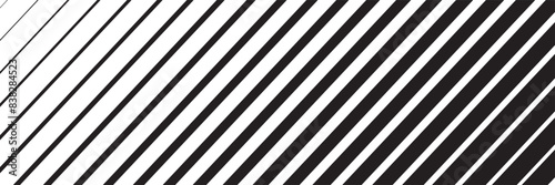 Diagonal lines on white background. Rows of slanted black lines. Stripes grid.