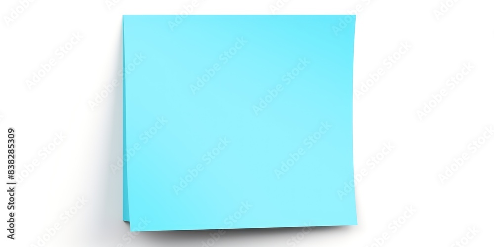 Sticky post it note isolated on transparent or white background memo reminder note pad organizer office paper square jotter message blank empty sheet