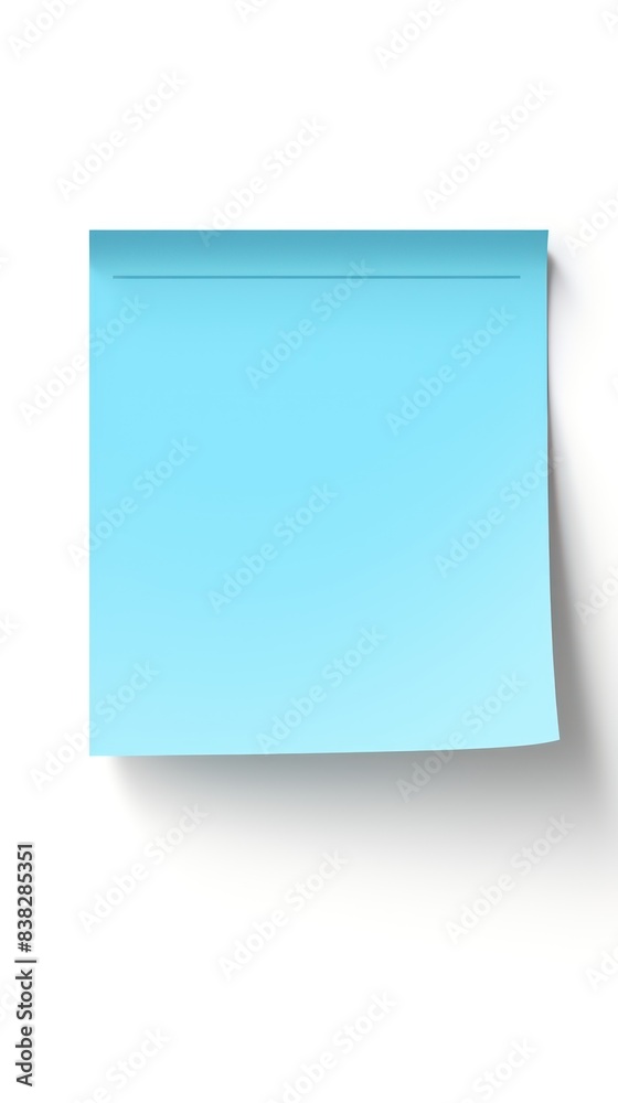 Sticky post it note isolated on transparent or white background memo reminder note pad organizer office paper square jotter message blank empty sheet