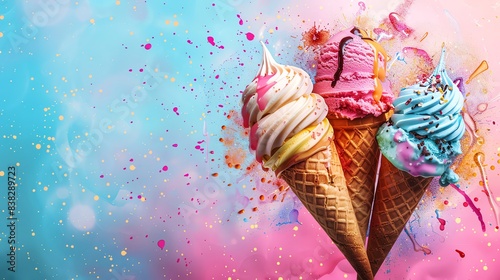 A neighborhood ice cream social with homemade desserts