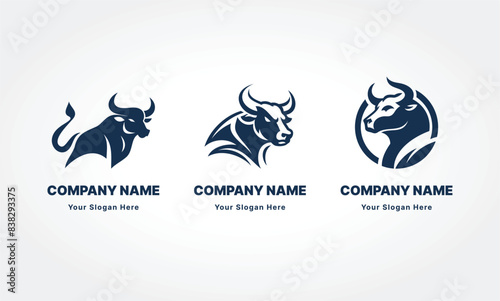 Powerful Bull Logo Vector for Your Brand
