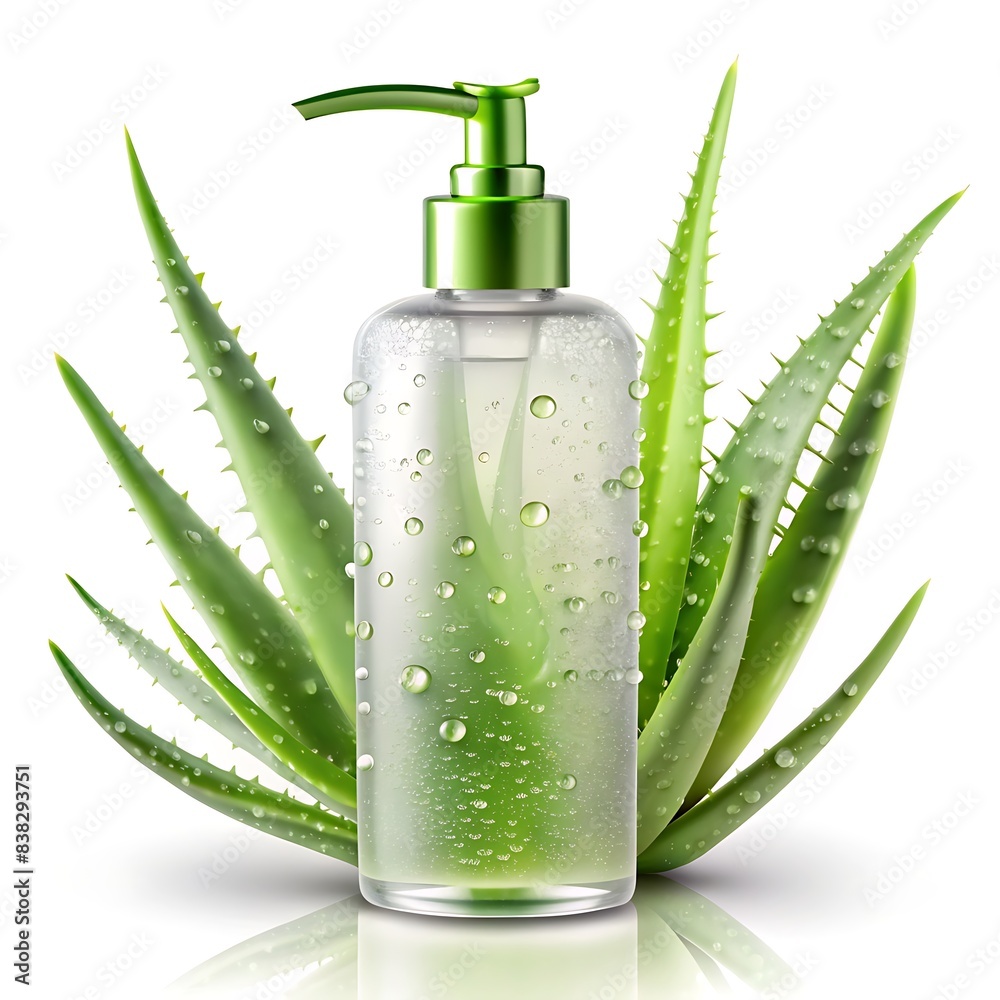 Shower gel fresh isolated on white background. Shower gel fresh isolated on white background.