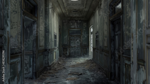 Abandoned Building Spooky Vibe Mystery