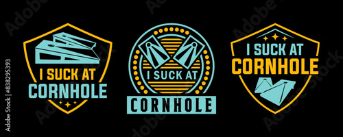 I Suck At Cornhole SVG Cornhole Game Tshirt Bundle Cornhole Quote Design, TG 0014
