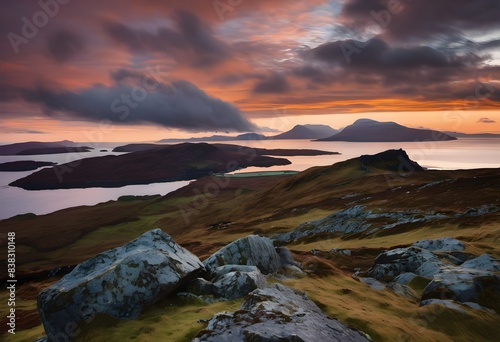 A view of the Island of Raasay in Scotland