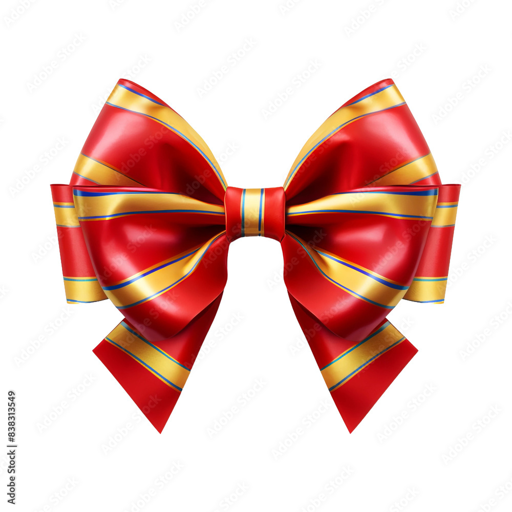 red bow isolated on white background red bow isolated on white background