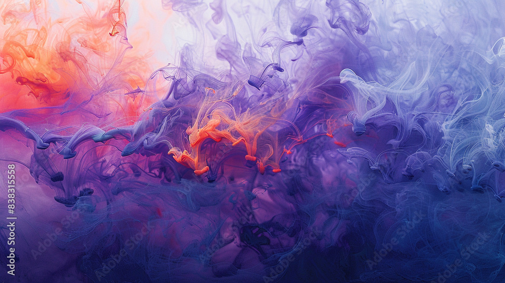 fluid ink in water abstract background fluid ink in water abstract background