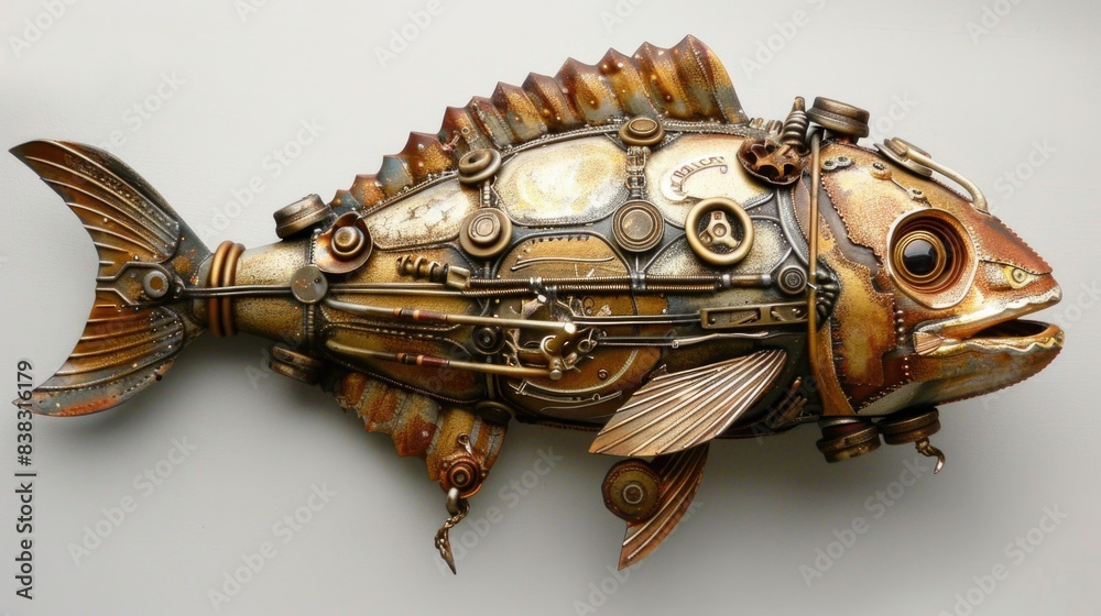 Fototapeta premium Steampunk Mojarra