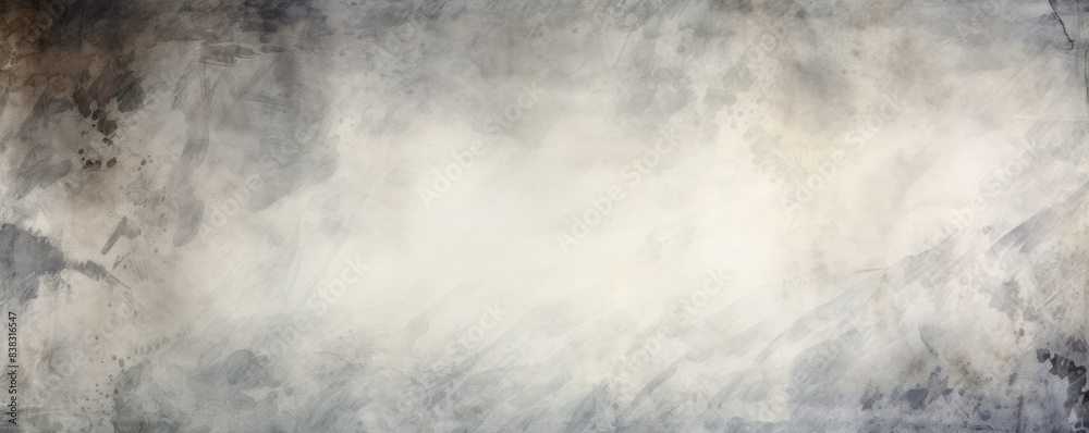 Watercolor abstract painted background on vintage paper background 