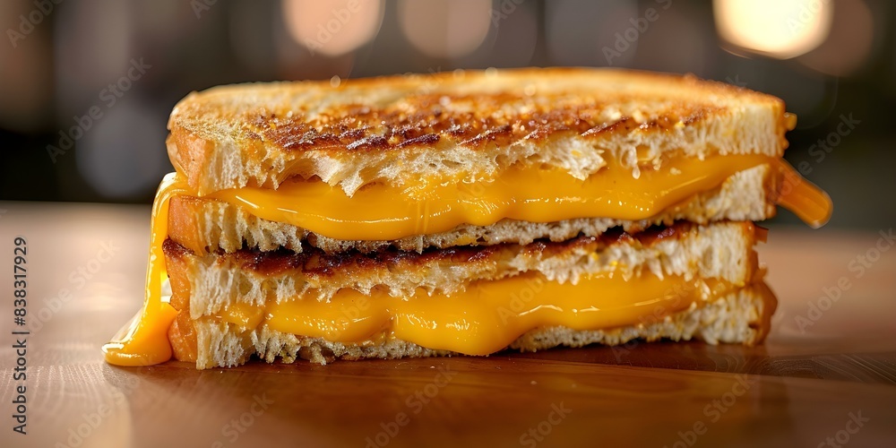 Grilled cheese sandwich on white background. Concept Food Photography, Cheese Lovers, Appetizing Meals, Simple Ingredients, Culinary Art Grilled cheese sandwich on white background. Concept Food Photography, Cheese Lovers, Appetizing Meals, Simple Ingredients, Culinary Art