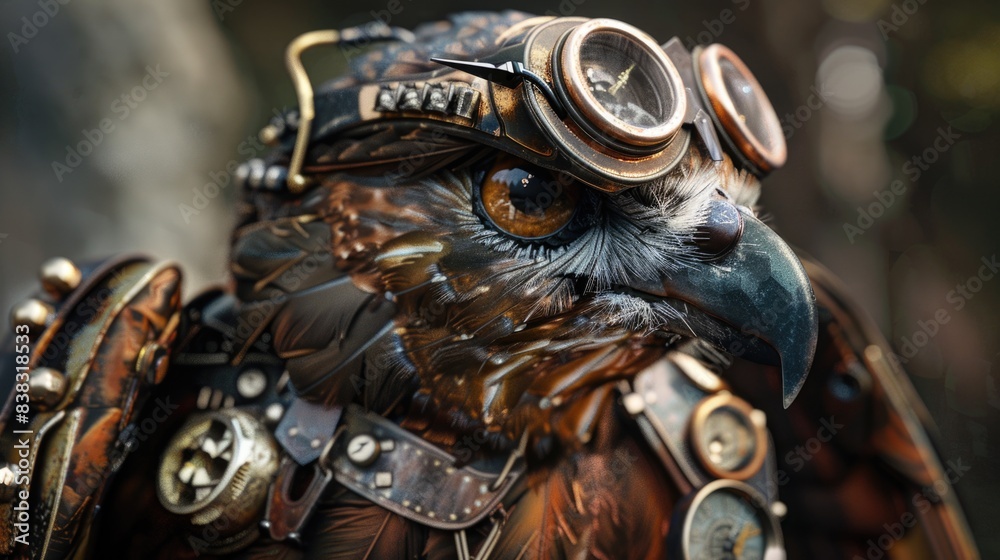 Obraz premium Steampunk Nightjar.
