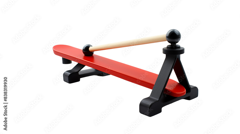 image of a seesaw, isolated on a white background. image of a seesaw, isolated on a white background.