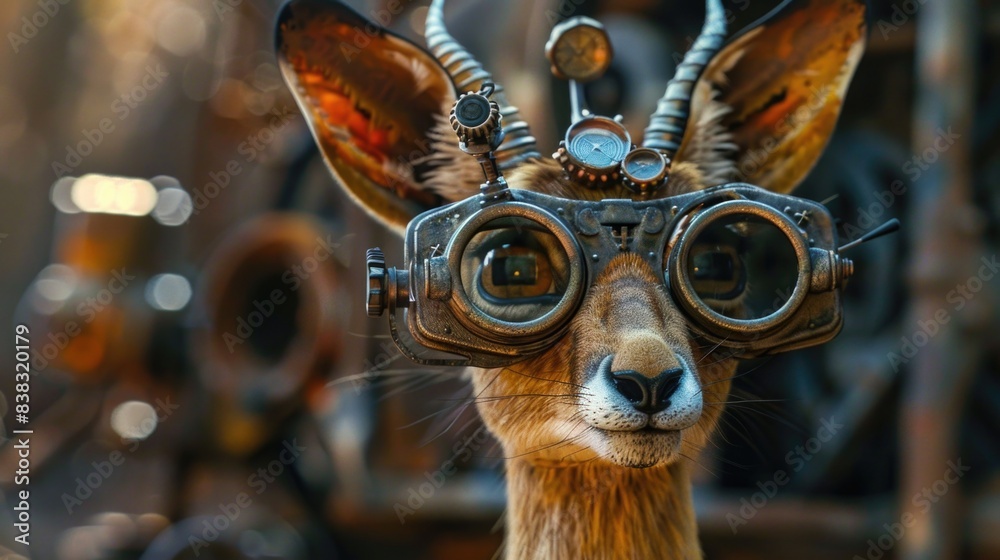 Obraz premium Steampunk Oribi