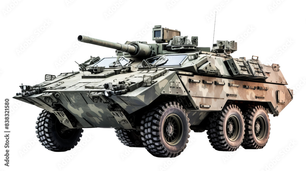 rugged military Humvee vehicle equipped with mounted weaponry, isolated on a white background. rugged military Humvee vehicle equipped with mounted weaponry, isolated on a white background.