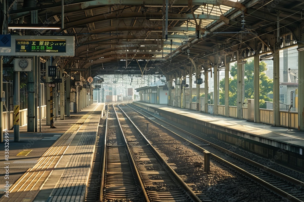 station in the cityThe Waiting Shelter: Life at the Train Station Platform, generative ai station in the cityThe Waiting Shelter: Life at the Train Station Platform, generative ai