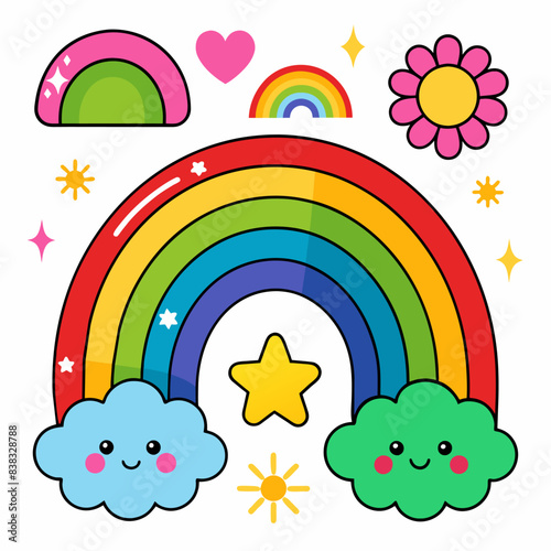 rainbow in the sky