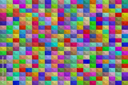 Colorful geometric
background. Mosaic tiles. Vector illustration. 