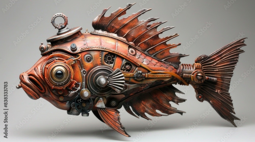 Fototapeta premium Steampunk Squirrelfish.