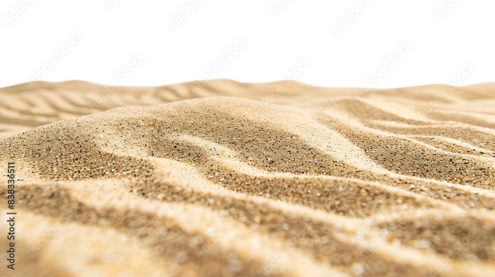 Transparent Beach Sand Isolation Transparent Beach Sand Isolation