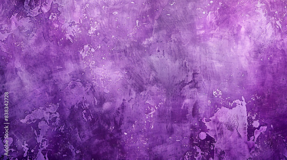 Close up view of purple grunge background. Purple colored wall texture