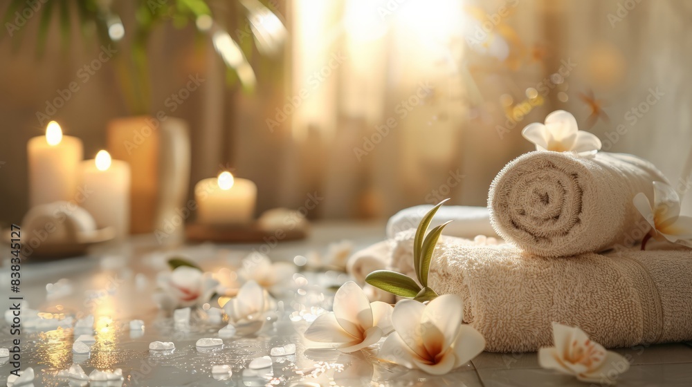 Luxury Spa Experience: a luxurious spa experience with serene decor, professional treatments, and relaxing atmospheres Luxury Spa Experience: a luxurious spa experience with serene decor, professional treatments, and relaxing atmospheres