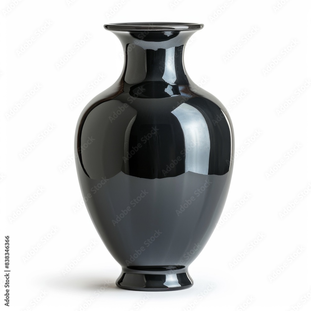 Elegant Vase Isolated on White Background - Minimalist Home Decor Accent Elegant Vase Isolated on White Background - Minimalist Home Decor Accent