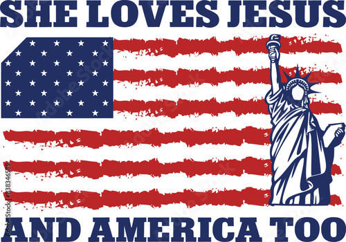 she loves jesus and america too