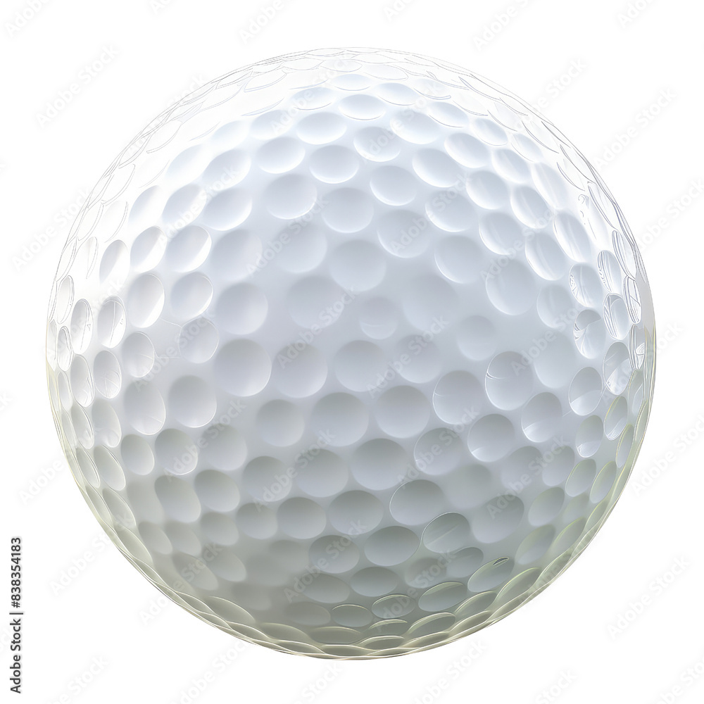 beautiful render of a white golf ball with dimples isolated on transparent background beautiful render of a white golf ball with dimples isolated on transparent background