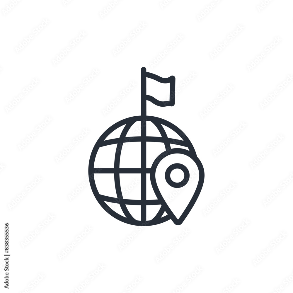 locate icon. vector.Editable stroke.linear style sign for use web design,logo.Symbol illustration. locate icon. vector.Editable stroke.linear style sign for use web design,logo.Symbol illustration.
