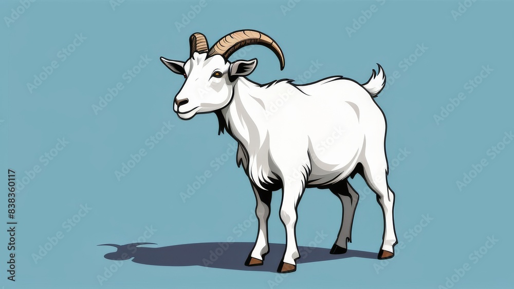 goat on the road goat on the road