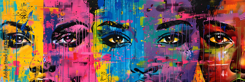 Urban Imagery Modern Graffiti Style