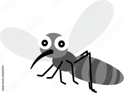 mosquito cartoon doodle