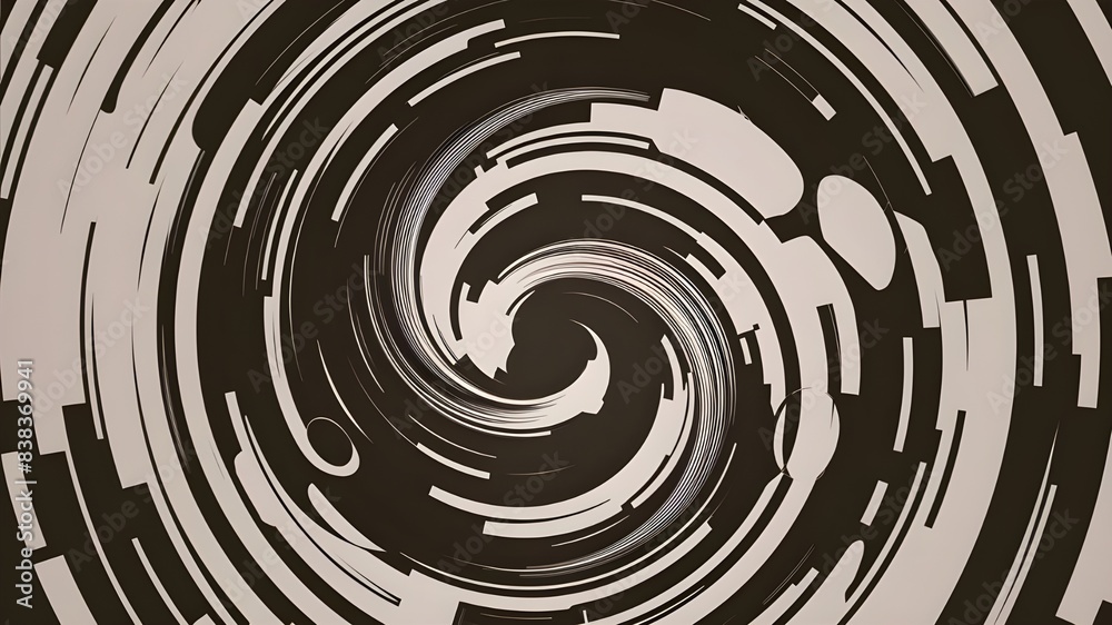 Elegant Black and White Abstract Pattern Elegant Black and White Abstract Pattern