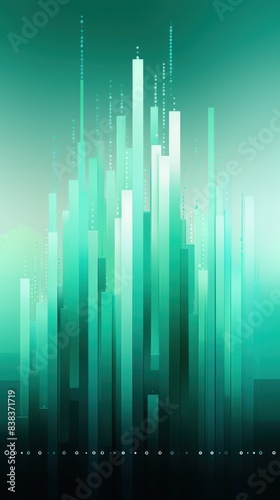 Abstract statistics chart wallpaper background illustration data visualization graph trend analysis line report charting tool statistical stock market growth company © Michael