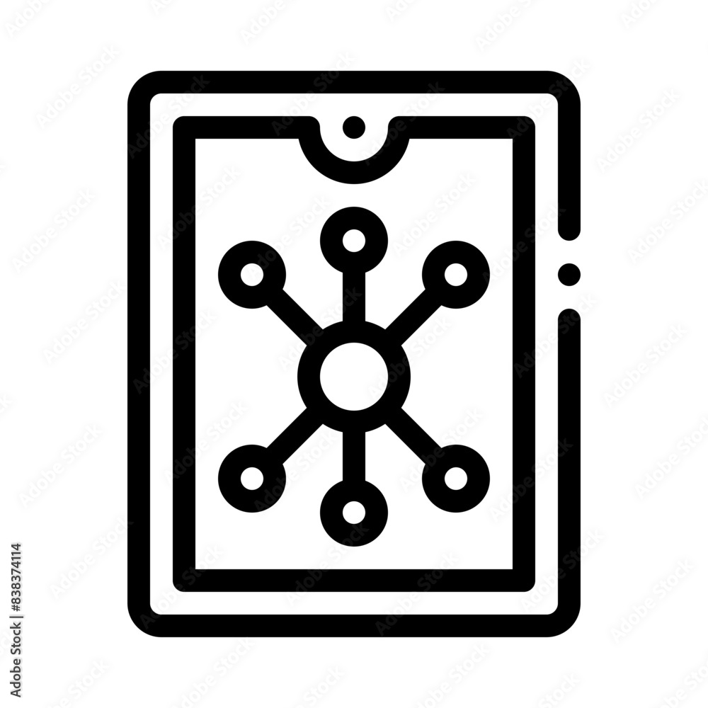 clipboard line icon